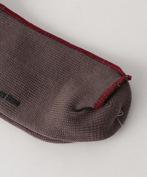 MONKEY TIME(モンキータイム)の「<monkey time> LOCK SAWING SOCKS/ソックス(ソックス/靴下・メンズ・ダークグリーン/ブラック/ホワイト/ダークグレー・FREE)」の6枚目の写真
