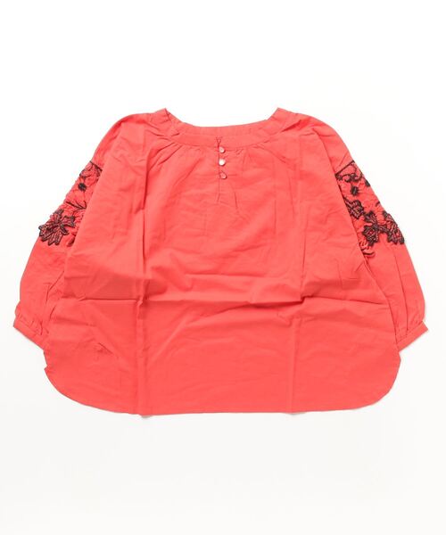 STYLEBLOCK（スタイルブロック）の「モチーフレースブラウス（シャツ/ブラウス・レディース・ホワイト/ブラック/ベージュ/カーキ/オレンジ・M）」の5枚目の写真