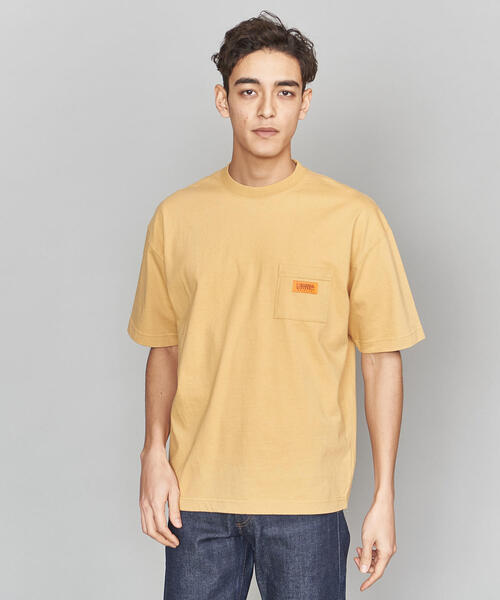 UNIVERSAL OVERALL（ユニバーサルオーバーオール）の「【別注】 ＜UNIVERSAL OVERALL＞ 1POC S/T/Ｔシャツ（Tシャツ/カットソー・メンズ・ホワイト/イエロー/ブラウン/グレー/ブラック・X-LARGE/LARGE/SMALL/MEDIUM）」の5枚目の写真