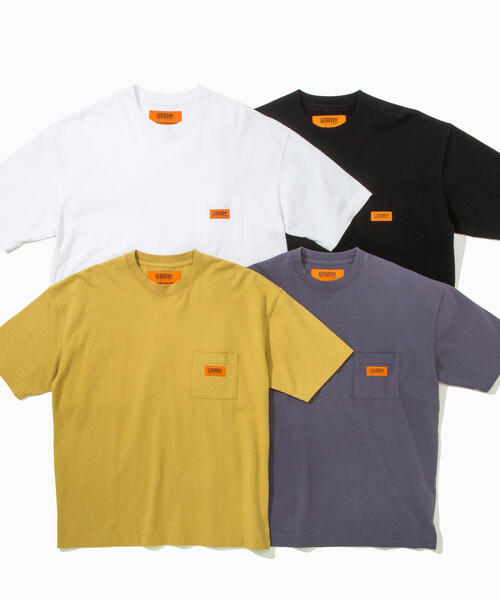 UNIVERSAL OVERALL（ユニバーサルオーバーオール）の「【別注】 ＜UNIVERSAL OVERALL＞ 1POC S/T/Ｔシャツ（Tシャツ/カットソー・メンズ・ホワイト/イエロー/ブラウン/グレー/ブラック・X-LARGE/LARGE/SMALL/MEDIUM）」の9枚目の写真