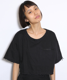 i | クラッシュ半袖プルオーバー(Tシャツ/カットソー)