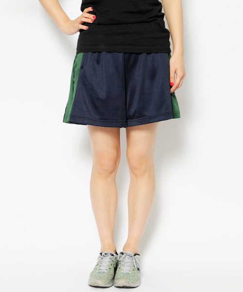 X-girl（エックスガール）の「ACTIVE SHORTS（スラックス・レディース・ブラック/レッド/ネイビー・2/1）」の3枚目の写真