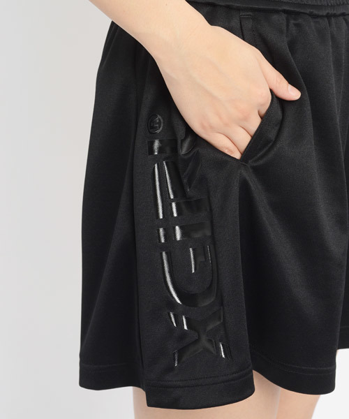 X-girl（エックスガール）の「ACTIVE SHORTS（スラックス・レディース・ブラック/レッド/ネイビー・2/1）」の6枚目の写真