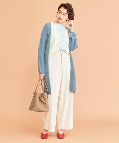 BEAUTY&YOUTH UNITED ARROWS（ビューティーアンドユースユナイテッドアローズ）の「BY∴ コーデュロイワイドパンツ -ウォッシャブル-о（その他パンツ・レディース・ライム/ライラック/オフホワイト・SMALL/MEDIUM）」の14枚目の写真