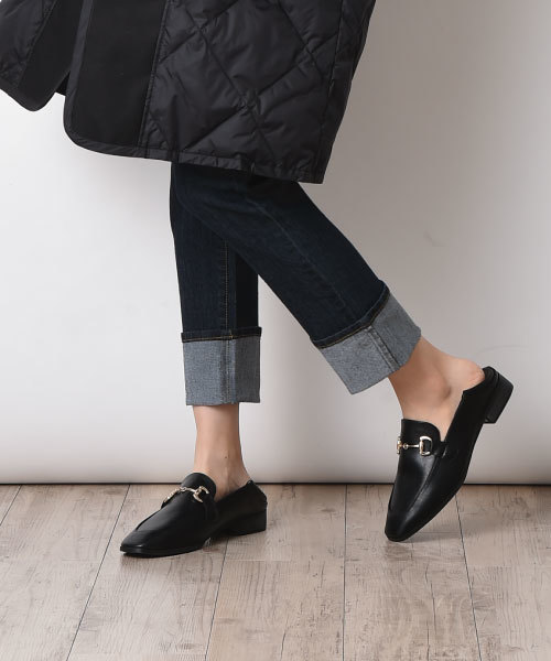 INTERPLANET（インタープラネット）の「ビット付２ＷＡＹローファー（ローファー・レディース・ブラック/キャメル・23.5cm/24.5cm）」の7枚目の写真