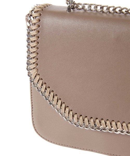 fifth(フィフス)の「フェイクレザーチェーンショルダーバッグ(ショルダーバッグ・レディース・ブラック/アイボリー/モカ・FREE)」の6枚目の写真