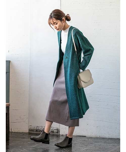 fifth(フィフス)の「フェイクレザーチェーンショルダーバッグ(ショルダーバッグ・レディース・ブラック/アイボリー/モカ・FREE)」の11枚目の写真