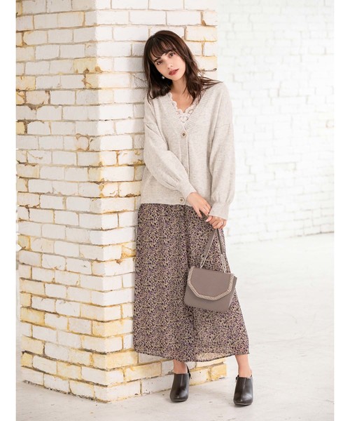 fifth(フィフス)の「フェイクレザーチェーンショルダーバッグ(ショルダーバッグ・レディース・ブラック/アイボリー/モカ・FREE)」の15枚目の写真