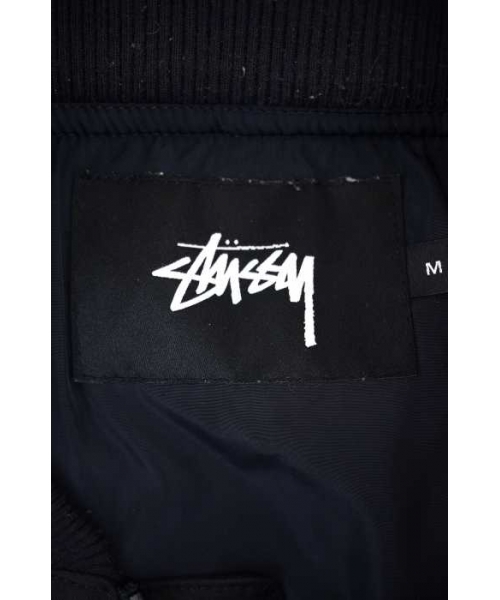 ステューシー STUSSY MA-1 サイドライン ロゴテープ ジャケット 楽天市場】【中古】ステューシー STUSSY MA-1 サイドライン ロゴ