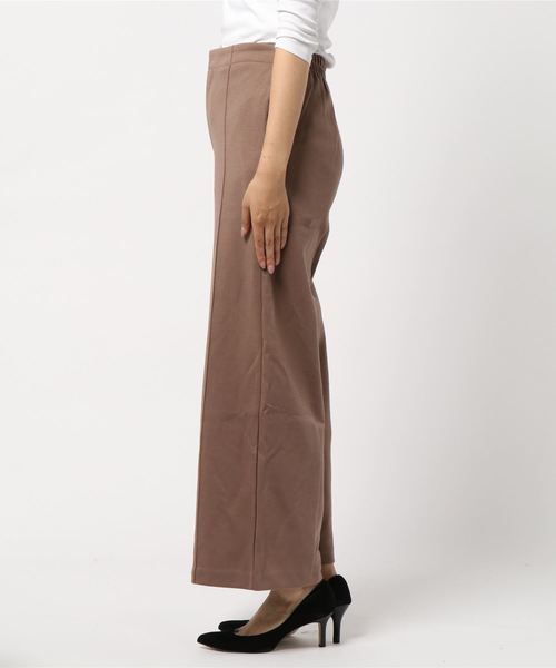 KOBE LETTUCE（コウベレタス）の「センターピンタックワイドパンツ（その他パンツ・レディース・ブラック/モカ/ベージュ系その他/チャコール・FREE）」の6枚目の写真