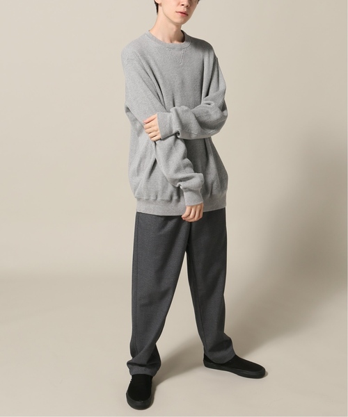 HBNS（ハバノス）の「【HBNS / ハバノス】 HEAVY THERMAL SWEAT（スウェット・メンズ・チャコールグレー/ブラック/ネイビー・LARGE/X-LARGE）」の6枚目の写真