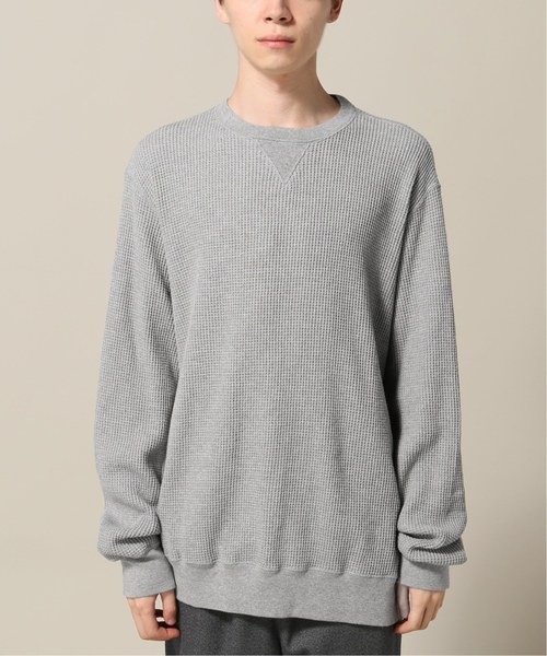 HBNS（ハバノス）の「【HBNS / ハバノス】 HEAVY THERMAL SWEAT（スウェット・メンズ・チャコールグレー/ブラック/ネイビー・LARGE/X-LARGE）」の4枚目の写真
