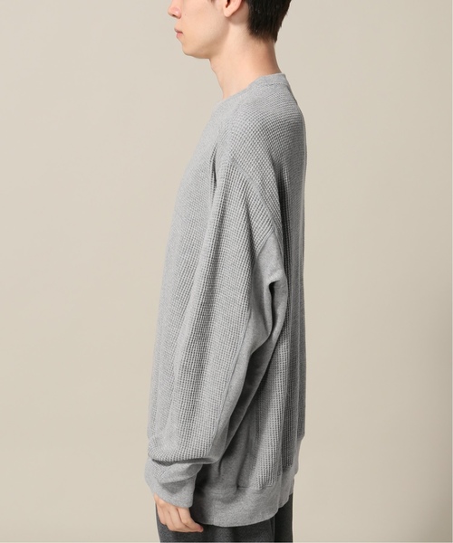 HBNS（ハバノス）の「【HBNS / ハバノス】 HEAVY THERMAL SWEAT（スウェット・メンズ・チャコールグレー/ブラック/ネイビー・LARGE/X-LARGE）」の13枚目の写真