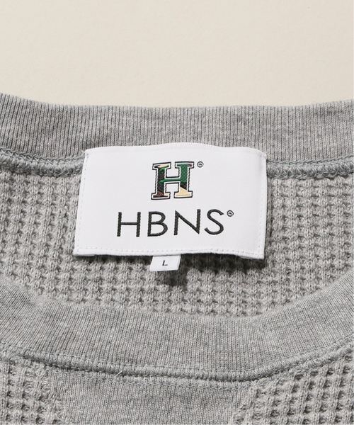 HBNS（ハバノス）の「【HBNS / ハバノス】 HEAVY THERMAL SWEAT（スウェット・メンズ・チャコールグレー/ブラック/ネイビー・LARGE/X-LARGE）」の5枚目の写真