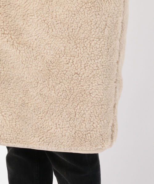 NOLLEY’S（ノーリーズ）の「リバーシブルボアコート（その他アウター・レディース・ベージュ/オフホワイト・38/36）」の9枚目の写真