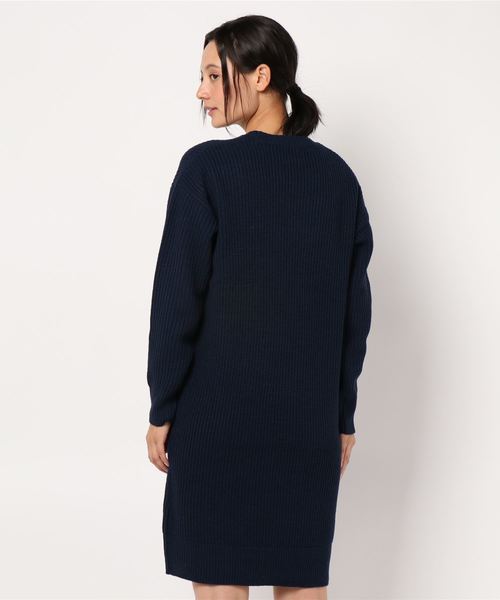 KOBE LETTUCE（コウベレタス）の「［ストレートorフレア］2typeニットワンピース（ワンピース・レディース・ブラック/ネイビー/アイボリー/ホワイト系その他/ブラック系その他/ベージュ系その他/ブルー系その他/ピンク系その他/グレイッシュベージュ/ピンク系その他2・1/2）」の11枚目の写真