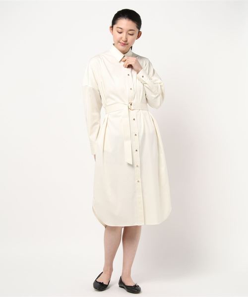 Loungedress（ラウンジドレス）の「サテンBIGシャツワンピース 