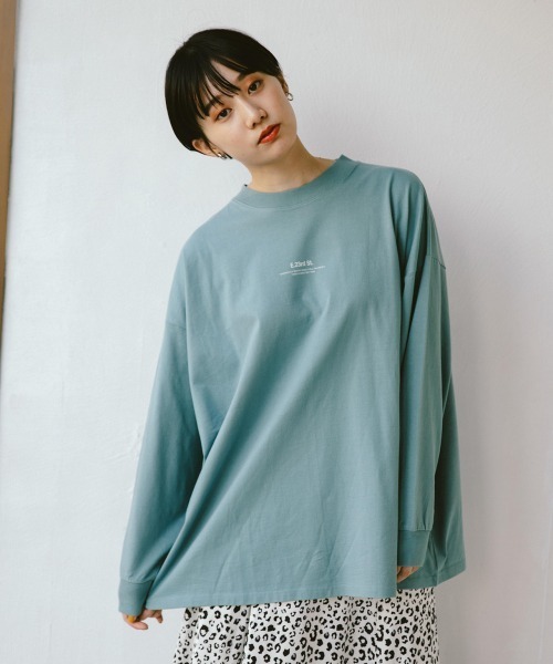 PAGEBOY(ページボーイ)の「ルーズロゴロンT(Tシャツ/カットソー・レディース・ブラック/ブラウン/オフホワイト/ブルー系その他・FREE)」の16枚目の写真