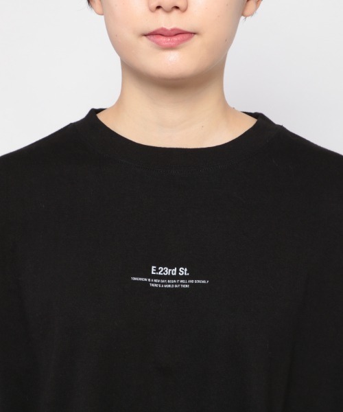 PAGEBOY(ページボーイ)の「ルーズロゴロンT(Tシャツ/カットソー・レディース・ブラック/ブラウン/オフホワイト/ブルー系その他・FREE)」の17枚目の写真