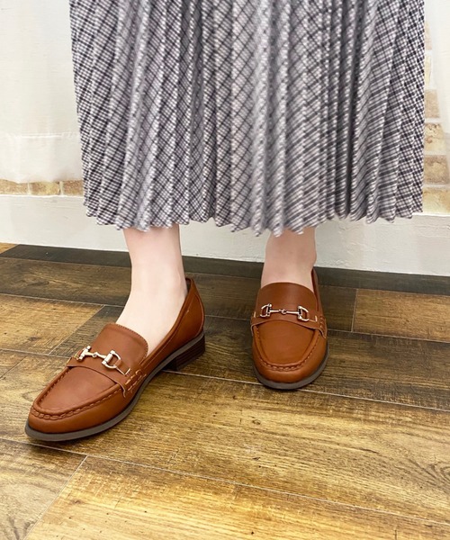 archives（アルシーヴ）の「ビットローファー（ローファー・レディース・ブラック/ブラウン・MEDIUM/LARGE）」の2枚目の写真