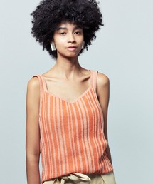 MAISON SPECIAL | リネンライクランダムリブニットキャミソール【MAISON SPECIAL/メゾンスペシャル】■セットアップ対応■(キャミソール)