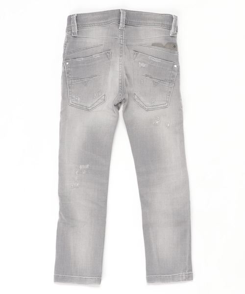 DIESEL（ディーゼル）の「DIESEL（ディーゼル）Kids & Junior ダメージストレッチデニムパンツ（デニムパンツ・キッズ・ブラック系その他・4Y/6Y/8Y/16Y）」の2枚目の写真