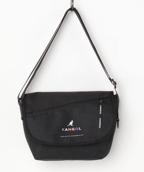 カンゴール ブラック メッセンジャーバッグ KANGOL（カンゴール）の