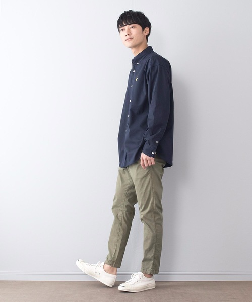 Blue Standard (ブルースタンダード)の「【BLUE STANDARD】ドビーイージーテーパードアンクルパンツ(その他パンツ・メンズ・カーキ/ベージュ/スミクロ/ネイビー・MEDIUM/X-LARGE/LARGE/SMALL)」の16枚目の写真