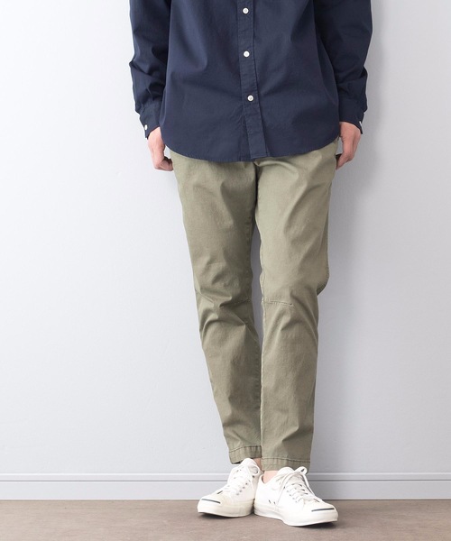 Blue Standard (ブルースタンダード)の「【BLUE STANDARD】ドビーイージーテーパードアンクルパンツ(その他パンツ・メンズ・カーキ/ベージュ/スミクロ/ネイビー・MEDIUM/X-LARGE/LARGE/SMALL)」の14枚目の写真