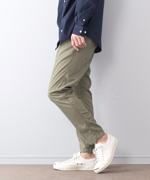 Blue Standard (ブルースタンダード)の「【BLUE STANDARD】ドビーイージーテーパードアンクルパンツ(その他パンツ・メンズ・カーキ/ベージュ/スミクロ/ネイビー・MEDIUM/X-LARGE/LARGE/SMALL)」の13枚目の写真