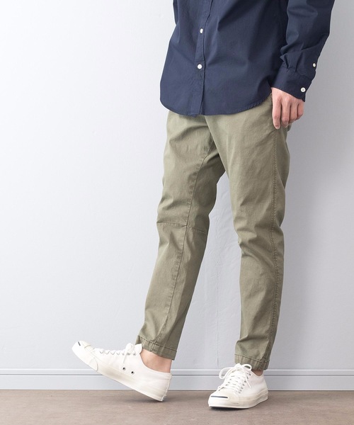 Blue Standard (ブルースタンダード)の「【BLUE STANDARD】ドビーイージーテーパードアンクルパンツ(その他パンツ・メンズ・カーキ/ベージュ/スミクロ/ネイビー・MEDIUM/X-LARGE/LARGE/SMALL)」の15枚目の写真