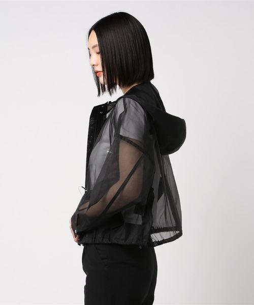 WEGO(ウィゴー)の「WEGO/シアーマウンテンパーカー(マウンテンパーカー・レディース・ピンク/ブラック/ナチュラル・FREE)」の5枚目の写真