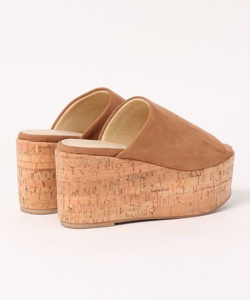 one way（ワンウェイ）の「コルク厚底サンダル（サンダル・レディース・ブラック/ライトブラウン・M/L/S）」の4枚目の写真