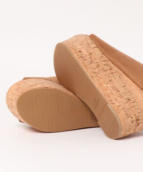 one way（ワンウェイ）の「コルク厚底サンダル（サンダル・レディース・ブラック/ライトブラウン・M/L/S）」の3枚目の写真