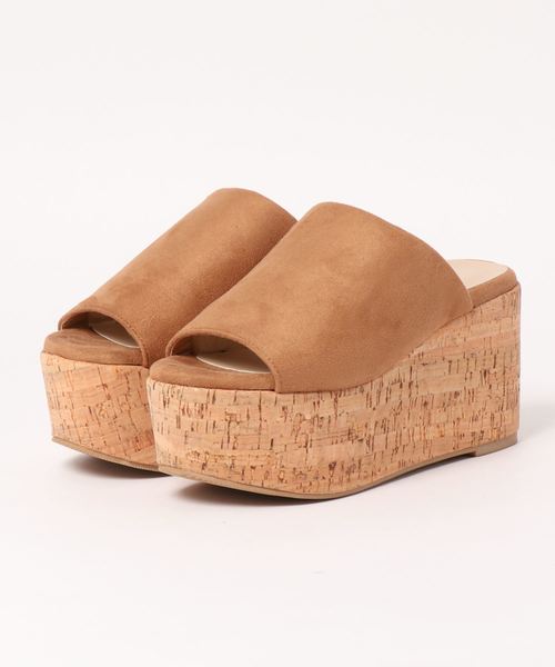 one way（ワンウェイ）の「コルク厚底サンダル（サンダル・レディース・ブラック/ライトブラウン・M/L/S）」の5枚目の写真