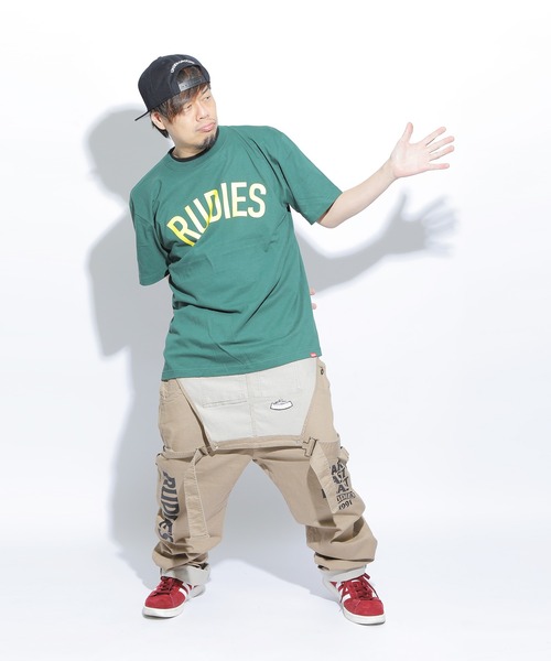 RUDIE'S(ルーディーズ)の「PHAT-T / ファット T(Tシャツ/カットソー・メンズ・ホワイト/ブラック/レッド/イエロー/ブルー/オレンジ/グリーン/ラベンダー/オレンジ系その他/ネイビー/バーガンディー・M/L/XL/XXL/S)」の4枚目の写真