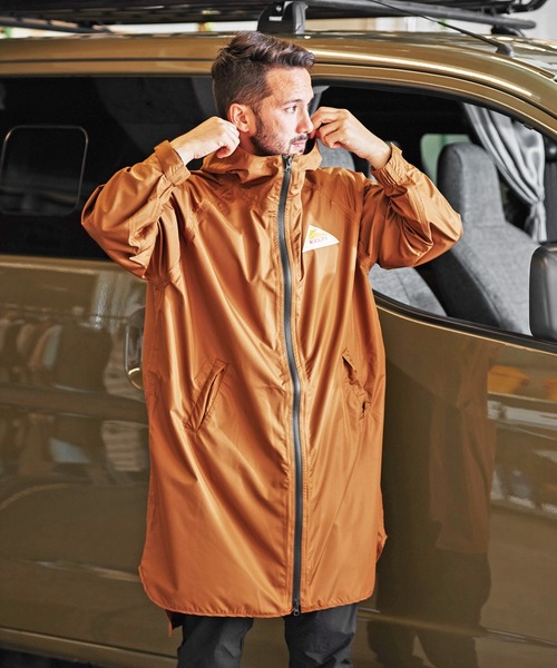 KELTY（ケルティ）の「KELTY RAIN COAT(4Colors)(ケルティ レインコート)(BEIGE,BROWN,KHAKI