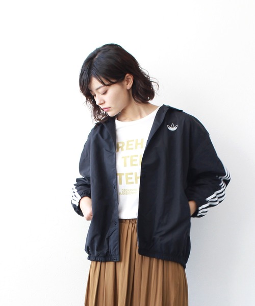 adidas trefoil coach jacket