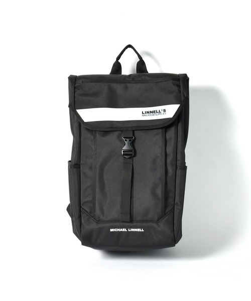 【新品】MICHAEL LINNELL ブラック バックパック　ML-025 MICHAEL LINNELL マイケルリンネル バックパック Box Backpack