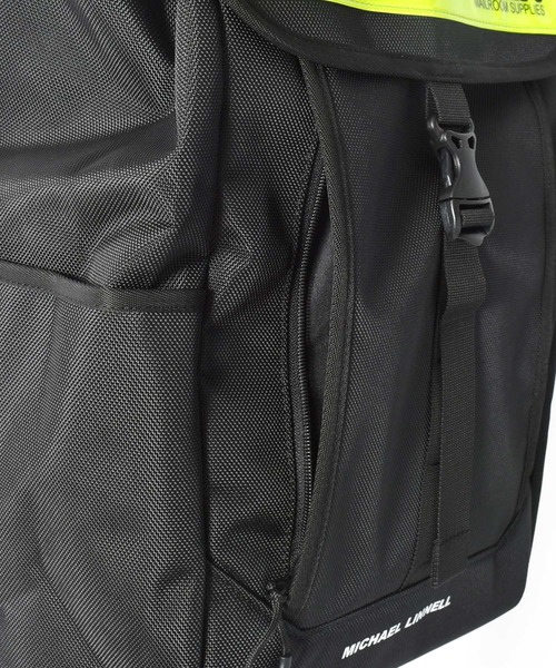 【新品】MICHAEL LINNELL ブラック バックパック　ML-025 MICHAEL LINNELL マイケルリンネル バックパック Box Backpack