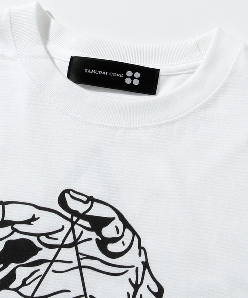 SAMURAI CORE（サムライコア）の「【8】【it】【SAMURAI CORE（サムライコア）】MIND　CONTROL TEE（Tシャツ/カットソー・メンズ・ホワイト/ブラック・M/L/XL/2XL）」の5枚目の写真