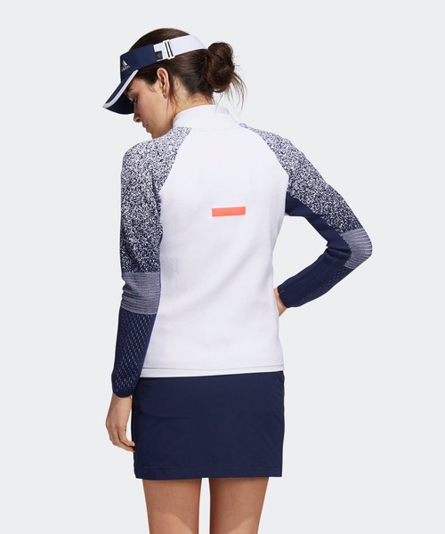 セール ファブリックミックス ストレッチ長袖ジャケット Adidas Woven Golf Adidas アディダスゴルフ Fully Fully Woven Jacket ナイロンジャケット Adidas アディダス のファッション