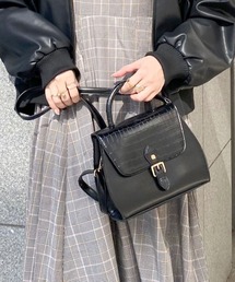 Heather | クロコフラップＢＡＧ 896009(ハンドバッグ)