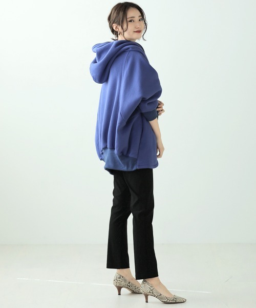 Bou Jeloud(ブージュルード)の「裏起毛・抗菌防臭HAKIYASE ストレッチパンツ(その他パンツ・レディース・ブラック/カーキ/ブルー/ホワイト系その他/キャメル・40/38/36)」の19枚目の写真