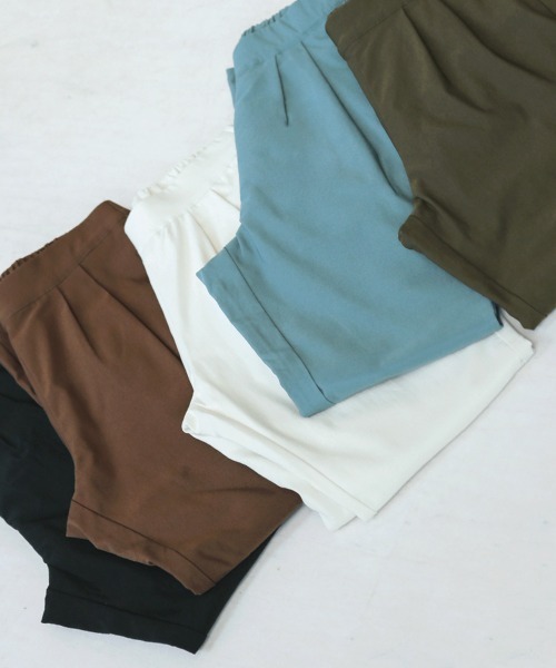 Bou Jeloud(ブージュルード)の「裏起毛・抗菌防臭HAKIYASE ストレッチパンツ(その他パンツ・レディース・ブラック/カーキ/ブルー/ホワイト系その他/キャメル・40/38/36)」の12枚目の写真