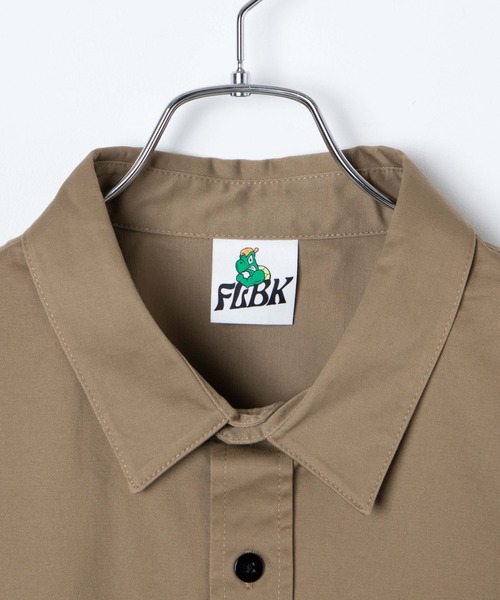 FULL-BK（フルビーケー）の「∴WEGO/FULL-BK ワークシャツ（シャツ/ブラウス・メンズ・ベージュ/カーキ・LARGE/MEDIUM）」の7枚目の写真