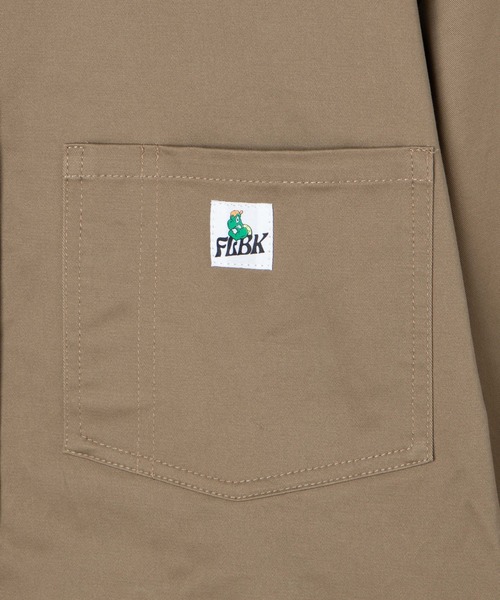 FULL-BK（フルビーケー）の「∴WEGO/FULL-BK ワークシャツ（シャツ/ブラウス・メンズ・ベージュ/カーキ・LARGE/MEDIUM）」の3枚目の写真