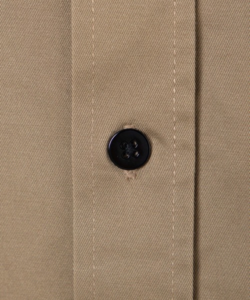FULL-BK（フルビーケー）の「∴WEGO/FULL-BK ワークシャツ（シャツ/ブラウス・メンズ・ベージュ/カーキ・LARGE/MEDIUM）」の5枚目の写真