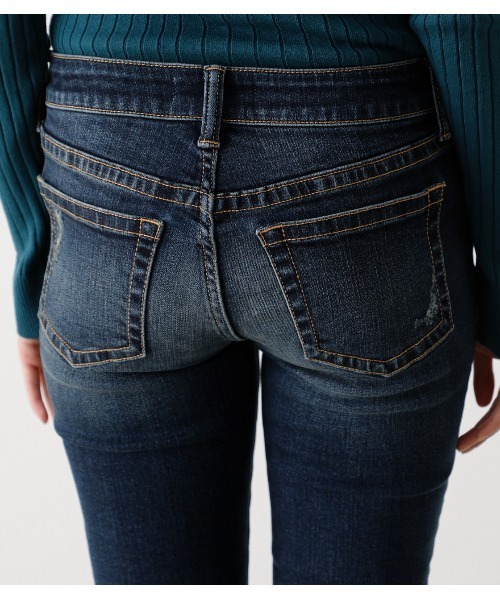オンラインストア値下】 DENIM パンツ DENIM SKINNY/リペアデニム オンラインストア値下】 DENIM パンツ DENIM SKINNY/リペアデニム