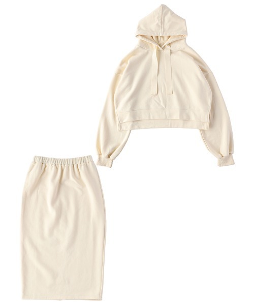 ACYM（アシーム）の「Betty mini sweat SET（ワンピース・レディース・ベージュ/アイボリー・FREE）」の9枚目の写真